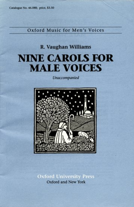 Ralph Vaughan Williams : Nine Carols For Male Voices : TTBB : Songbook : 9780193859401
