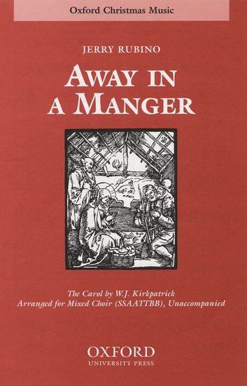 Away In A Manger : SSAATTBB : Jerry Rubino : Jerry Rubino : Sheet Music : 9780193863149 : 9780193863149