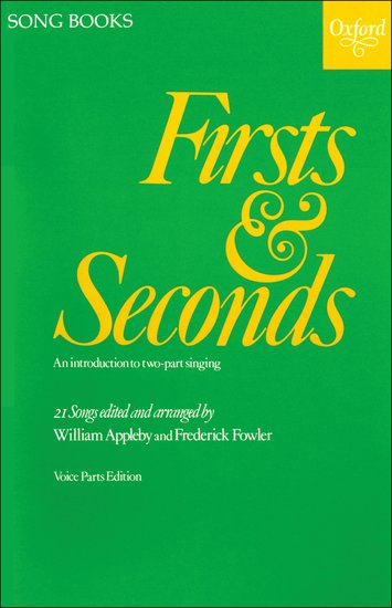 William Applby : Firsts and Seconds : SA : Songbook : 9780193870857 : 9780193870857
