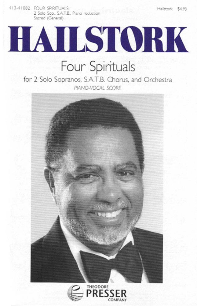 Adolphus Hailstork : Four Spirituals : SATB : Songbook : 412-41082