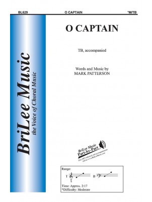 O Captain : TB : Mark Patterson : Mark Patterson : Sheet Music : BL629