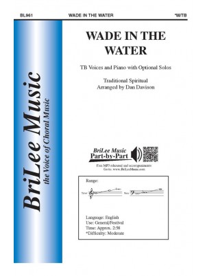 Wade in the Water : Dan Davison : Traditional Spiritual : Songbook : BL961