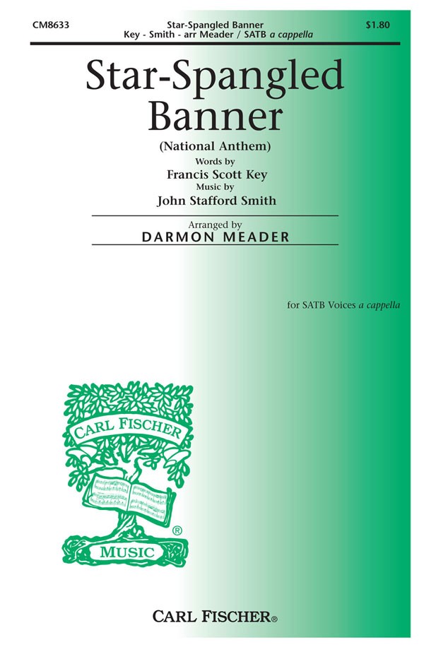 The Star-Spangled Banner : SSAATBB : Darmon Meader : Francis Scott Key : Songbook & 1 CD : CM8633