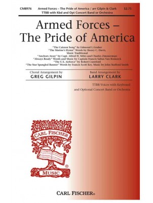 Armed Forces - The Pride Of America : TTBB : Greg Gilpin : CM8976