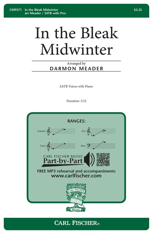 In the Bleak Midwinter : SATB : Darmon Meader : Sheet Music : CM9371