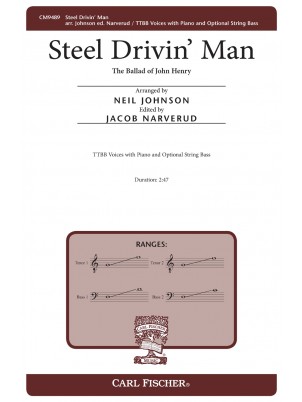 Steel Drivin' Man : TTBB : Neil Johnson : CM9489