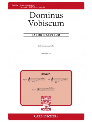 Dominus Vobiscum : SAB : Jacob Narverud : Sheet Music : CM9496