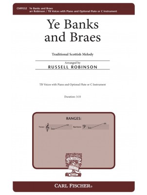 Ye Banks and Braes : TTB : Russell Robinson : Sheet Music : CM9532