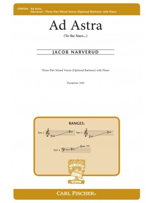 Ad Astra : 3-Part Mixed : Jacob Narverud : Sheet Music : CM9544