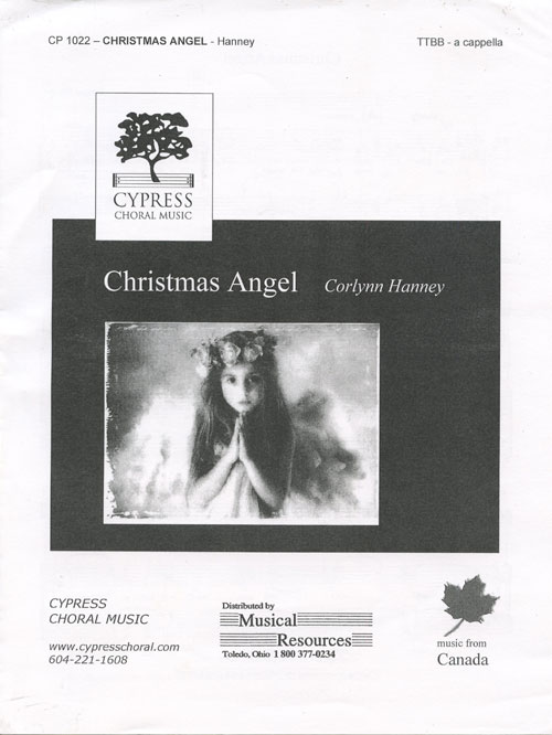 Christmas Angel : TTBB : Corlynn Hanney : Chor Leoni : Sheet Music : CP1022