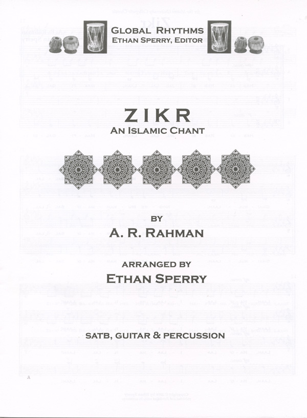 Zikr : SATB : Ethan Sperry : Bose: The Forgotten Hero : Sheet Music : S-253