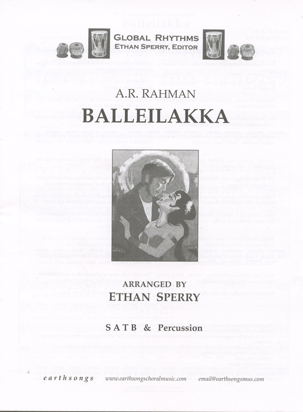 Balleilakka : SATB : Ethan Sperry : A.R. Rahman : Sivaji : Sheet Music : S-339