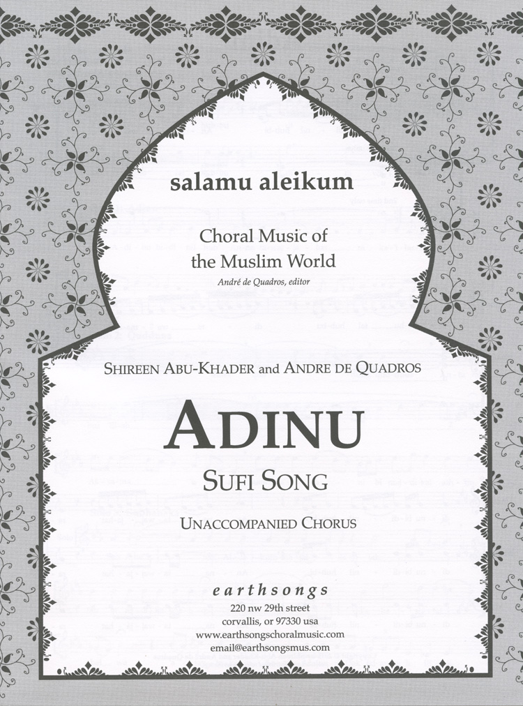 Adinu : Andre de Quadros : Sheet Music : S-351