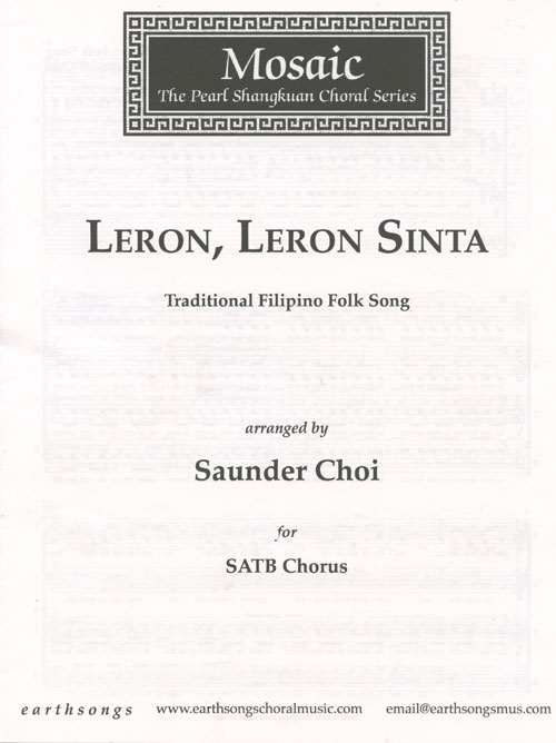 Leron, Leron Sinta : SATB : 0 : Sheet Music : S-395