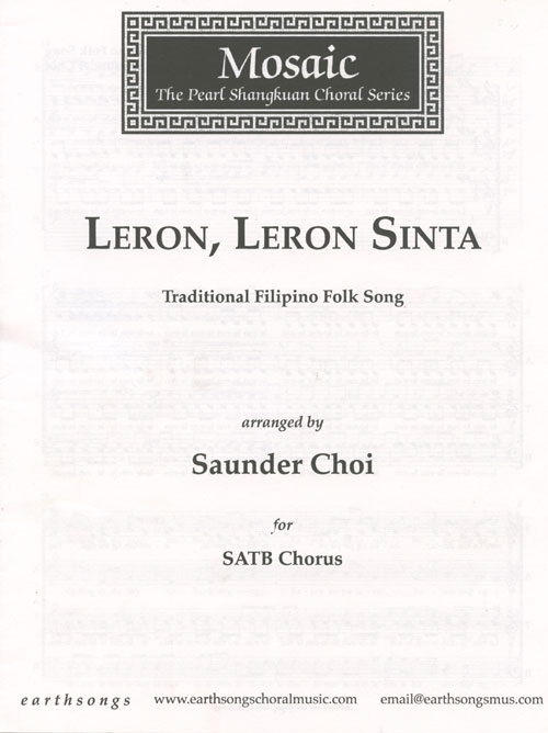 Leron, Leron Sinta : SATB : 0 : Sheet Music : S-395