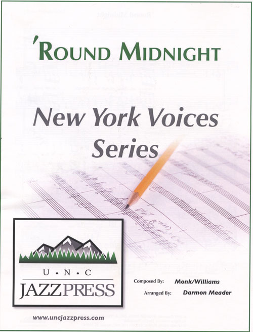 Round Midnight : SSATB : Darmon Meader : Thelonious Monk : New York Voices : Sheet Music Collection : VJ1489