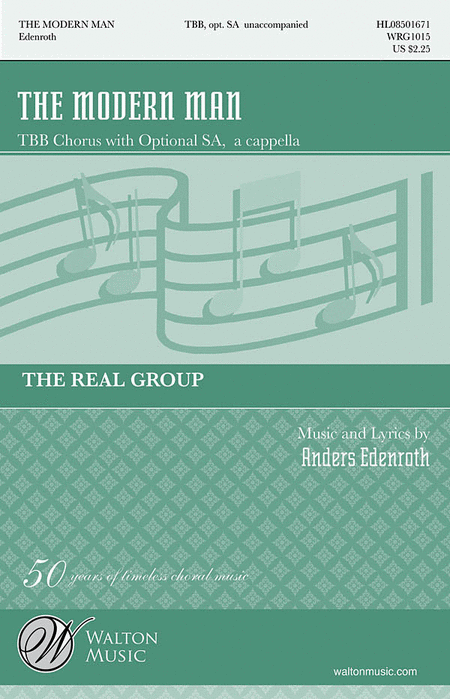 The Modern Man : TBB : Anders Edenroth : Real Group : Sheet Music : WRG1015 : 884088223359