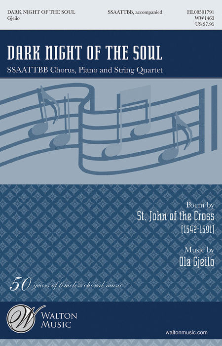 Dark Night of the Soul : SSAATTBB : Ola Cjeilo : Ola Cjeilo : Sheet Music : WW1463 : 884088580544