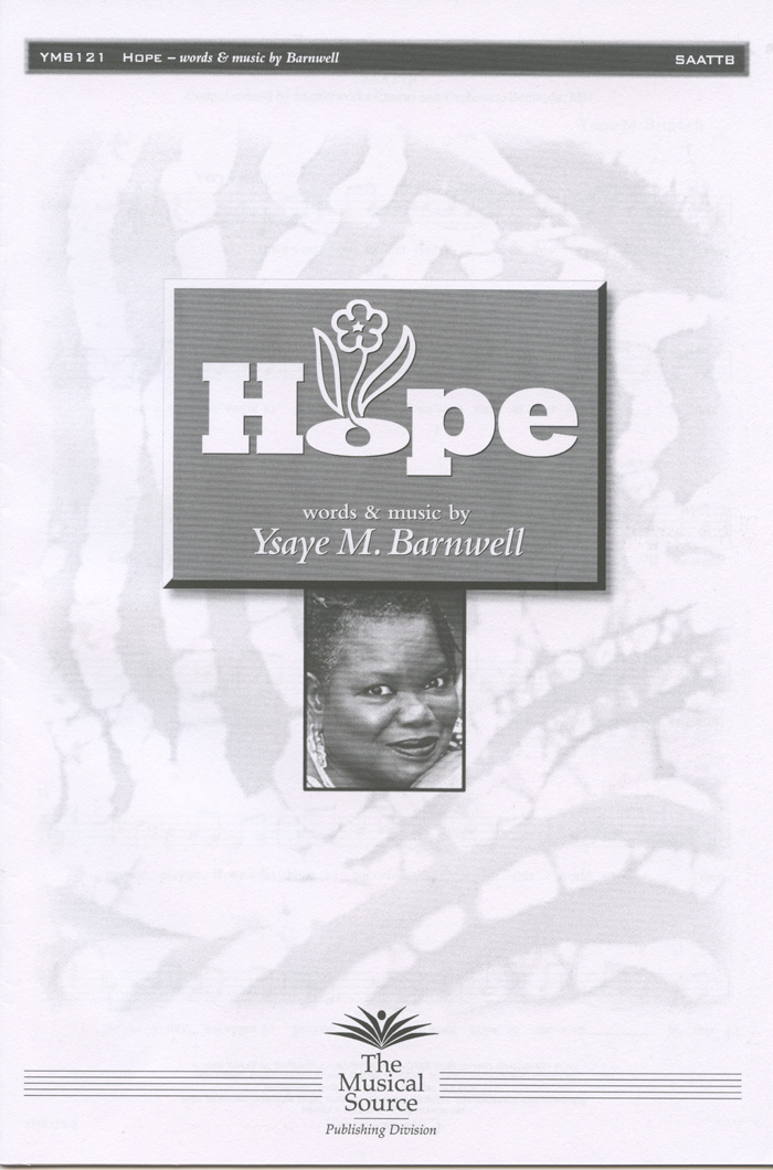 Hope : SSAATTBB : Ysaye Barnwell : Ysaye Barnwell : Sweet Honey In The Rock : Sheet Music : ymb121