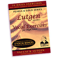 Judy Clark : Lutgen Vocal Exercise Vol 2 - High Voice : Solo : 01 Book Warm Up & 1 CD :  : LHV-V2
