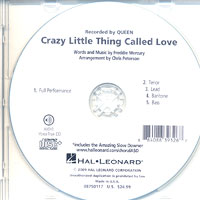 Close Harmony For Men : Crazy Little Thing Called Love - Parts CD : Parts CD :  : 884088393267 : 08750117