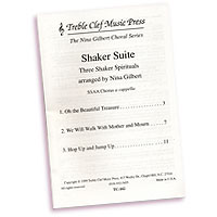 Nina Gilbert : Three Shaker Spirituals : SSAA : Sheet Music :  : TC-162