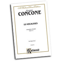 Giuseppe Concone : Fifteen Vocalises, Op. 12 (Finishing Studies) : Solo : Vocal Warm Up Exercises :  : 654979191759  : 00-K09154