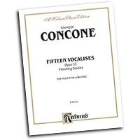 Giuseppe Concone : Fifteen Vocalises, Op. 12 (Finishing Studies) : Solo : Vocal Warm Up Exercises :  : 029156981773  : 00-K09155