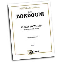 Marco Bordogni : Twenty-four Easy Vocalises in Progressive Order : Solo : Book :  : 029156958065  : 00-K09147