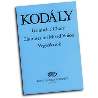 Zoltan Kodaly : Choral Works for Mixed Voices : SATB : Songbook : Zoltan Kodaly : 50511057