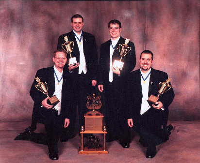 Four Voices barbershop quartet