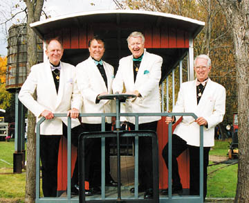 Happiness Emporium barbershop quartet