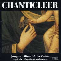 Chanticleer : Josquin/Agricola : 00  1 CD : Joseph Jennings : Josquin DesprezAgricola, Alexander  : 8808