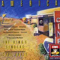 King's Singers : <span style="color:red;">America</span> : 1 CD : EMC41448B.2