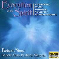 Robert Shaw Festival Singers : Evocation of the Spirit : 1 CD : Robert Shaw :  : 80406