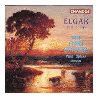 Finzi Singers : Elgar - Part Songs : 1 CD : Paul Spicer : Edward Elgar : 9269