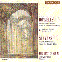 Finzi Singers : Howells / Stevens : 00  1 CD : Paul Spicer : Herbert HowellsStevens : 9021