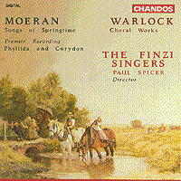 Finzi Singers : Moeran / Warlock : 1 CD : Paul Spicer : 9182