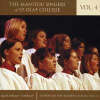 Manitou Singers of St. Olaf College : Repertoire For Women's Voices Vol 4 : 00  1 CD : Sigrid Johnson :  : 2401