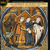 Gothic Voices : The Marriage of Heaven & Hell : 1 CD : Christopher Page : CDH 55273