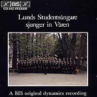 Lund University Male Choir : Lund Sjunger in Varen : 1 CD :  : 162