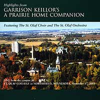 St. Olaf Choir : Garrison Keillor's A Prairie Home Companion : 1 CD : 2486