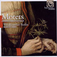 Vocalconsort Berlin : Motets : 1 CD : Marcus Creed : Johann Sebastian Bach : HMC 902079