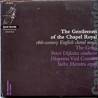 Gents : 16th Century English Choral Music : 1 CD : Peter Dijkstra :  : CG 06013