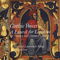 Gothic Voices : A Laurel for Landini : 1 CD : Christopher Page : 2151