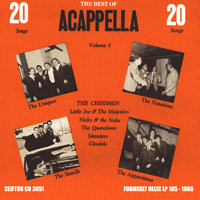 Various Artists : Best of Acappella Vol. 5 : 1 CD : 3051