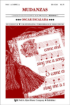 Mudanzas : SSA : Oscar Escalada : Sheet Music : 6243