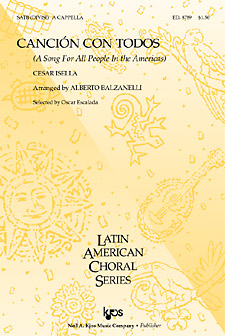 Oscar Escalada : Latin American Choral Series  : SATB : Sheet Music Collection : Oscar Escalada
