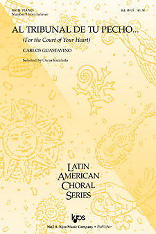 Al Tribunal de Tu Pecho : SATB : 0 : Sheet Music : 8915 : 8402700070