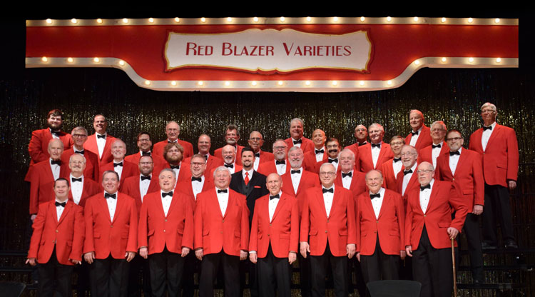 Red Blazer Mens Chorus